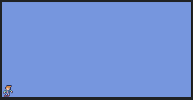Personnage en bas à gauche